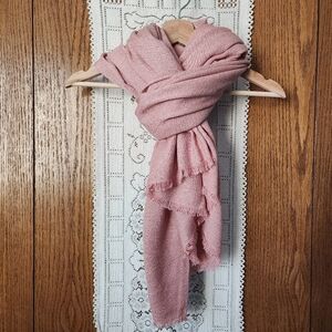 Halogen Oversized Pink Scarf